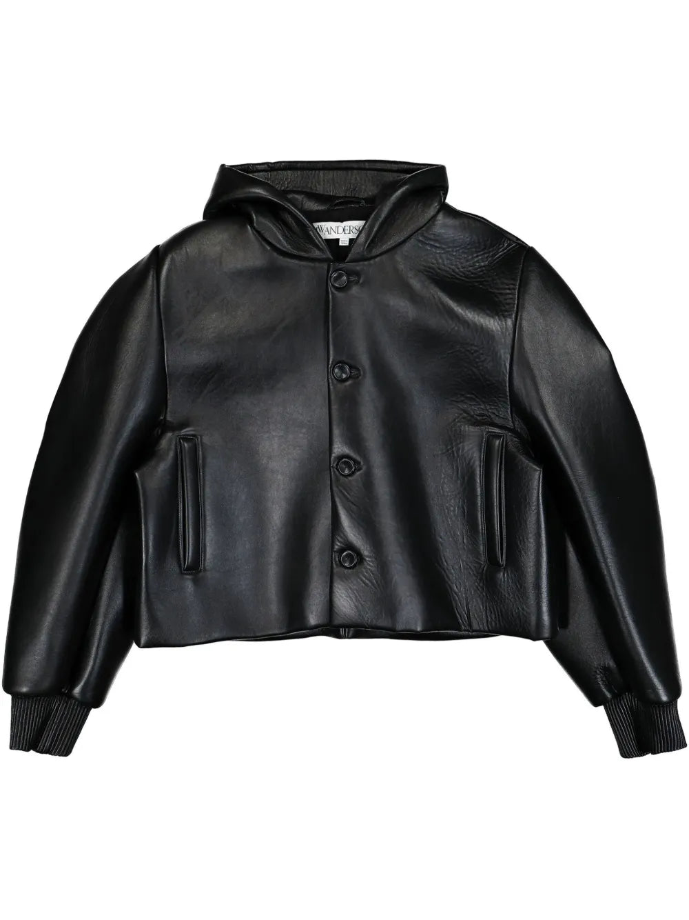 Leather Cropped Jacket