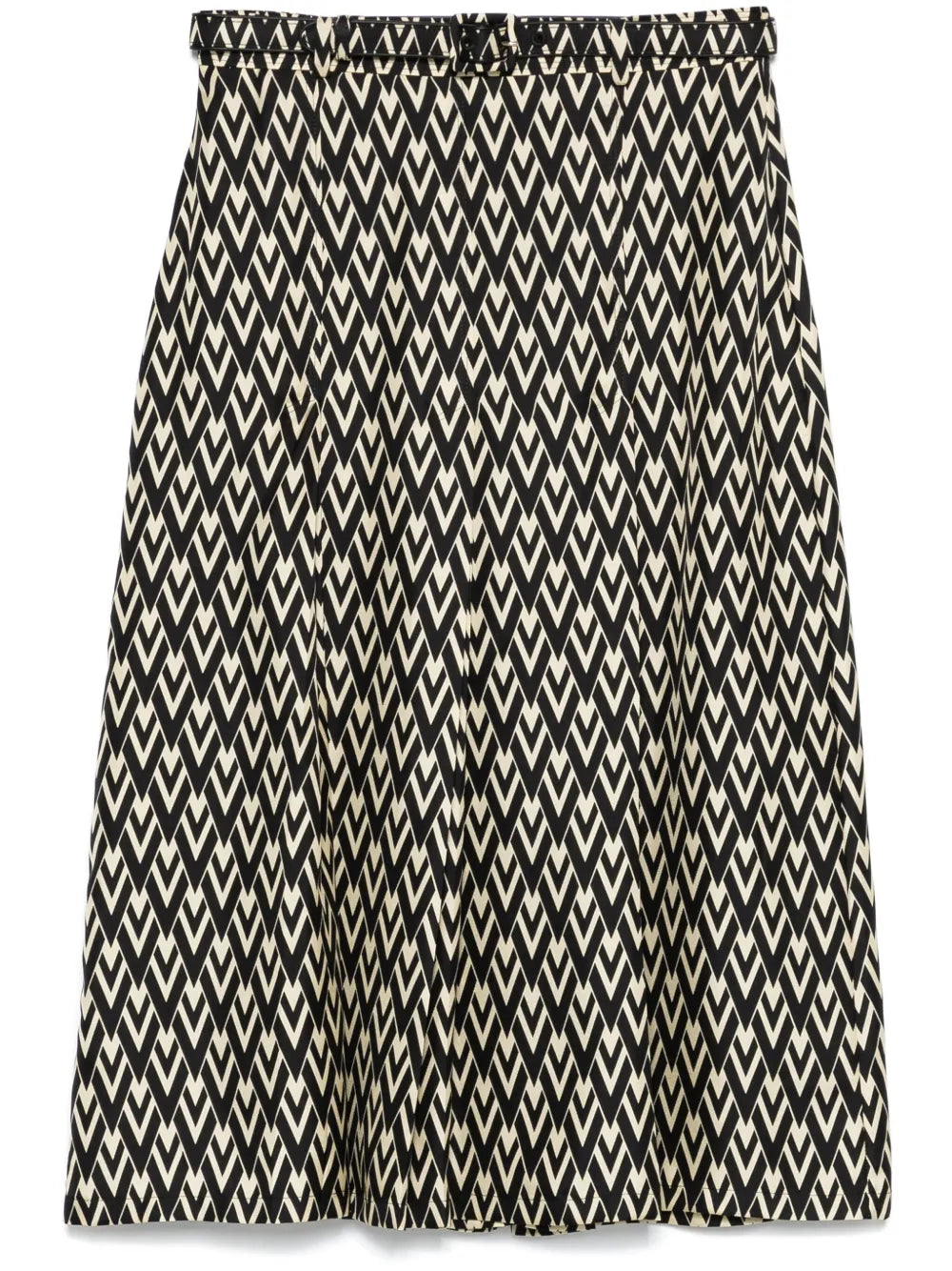 Logo-Print Midi Skirt