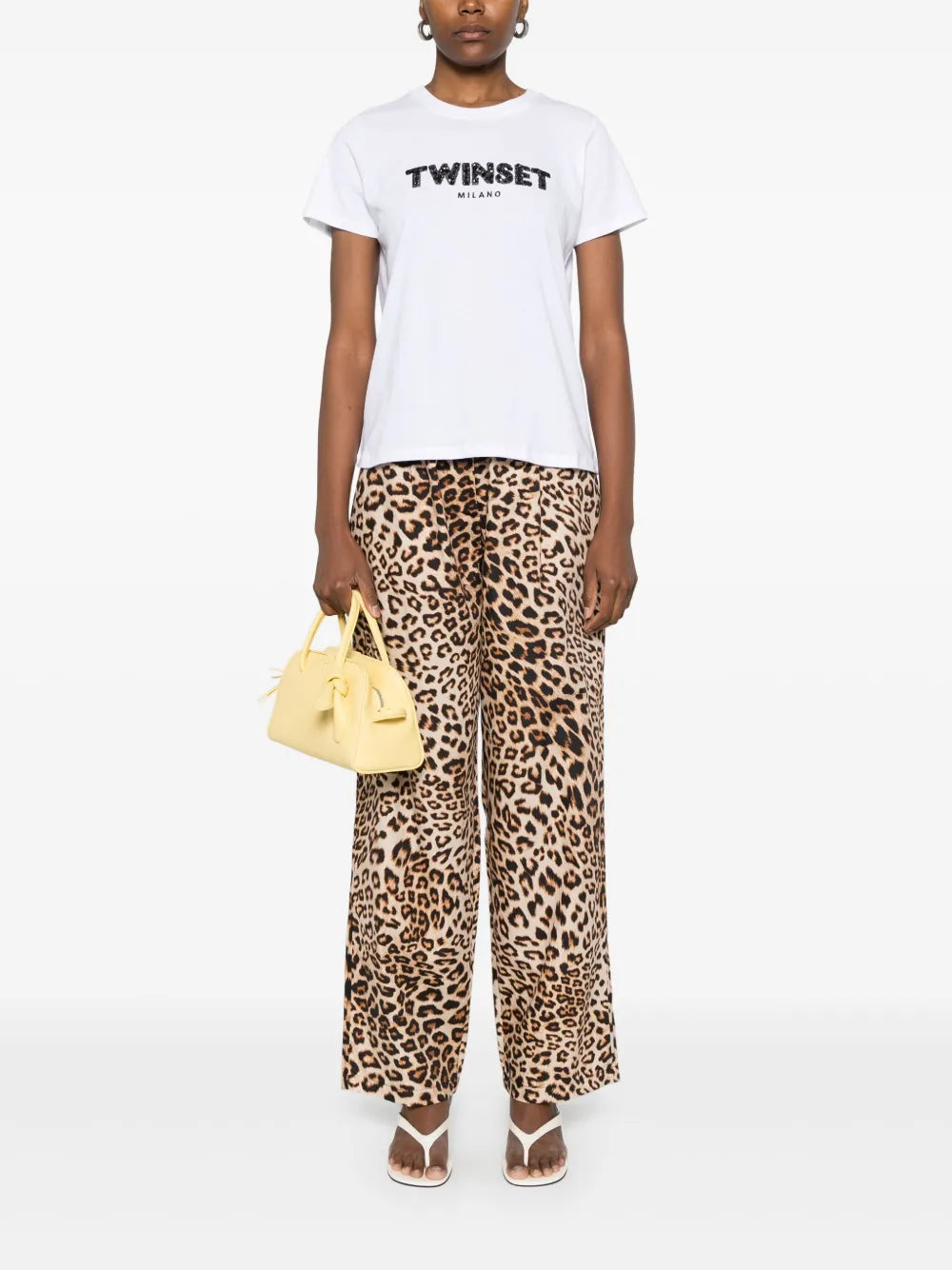 Sequinned-Logo T-Shirt