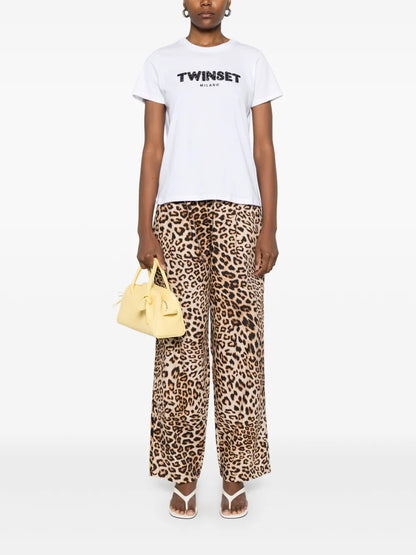 Sequinned-Logo T-Shirt