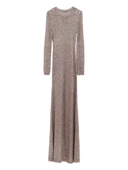 Sequined Maxi Dress