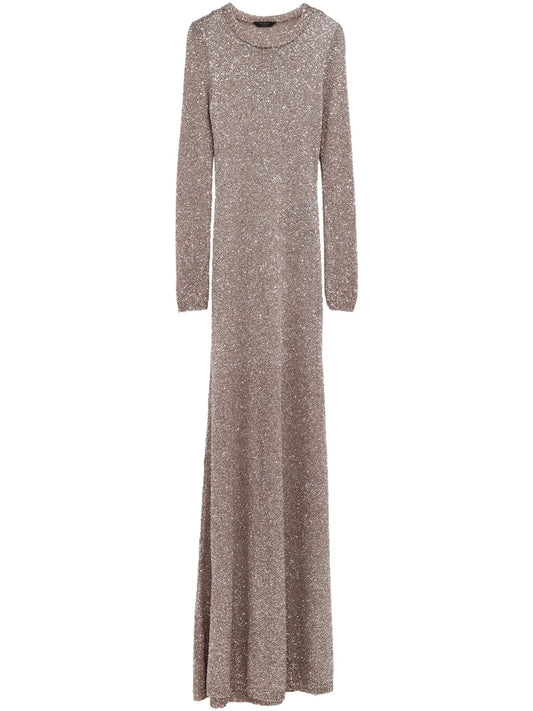 Sequined Maxi Dress