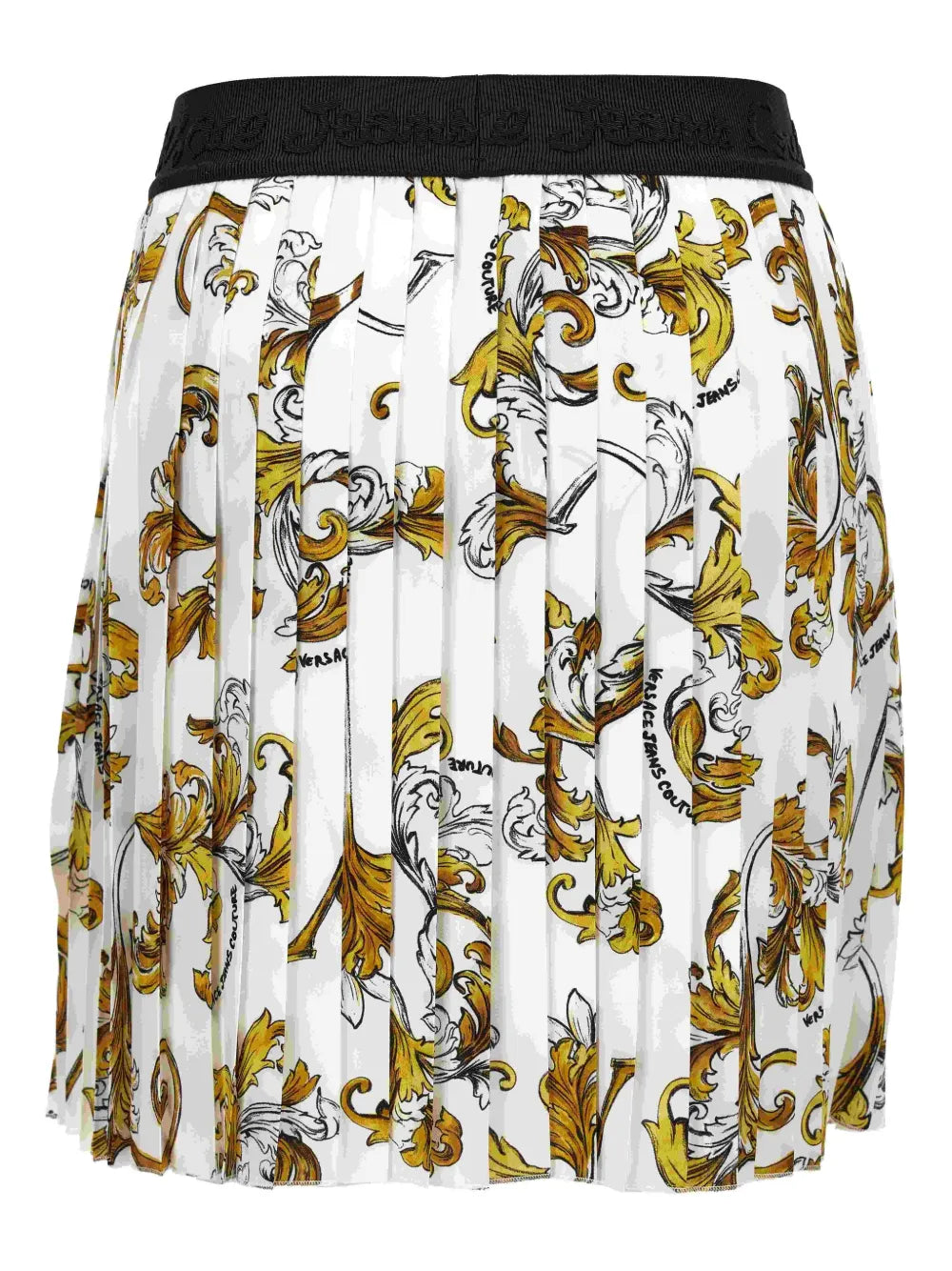 Printed Pleated Skirt