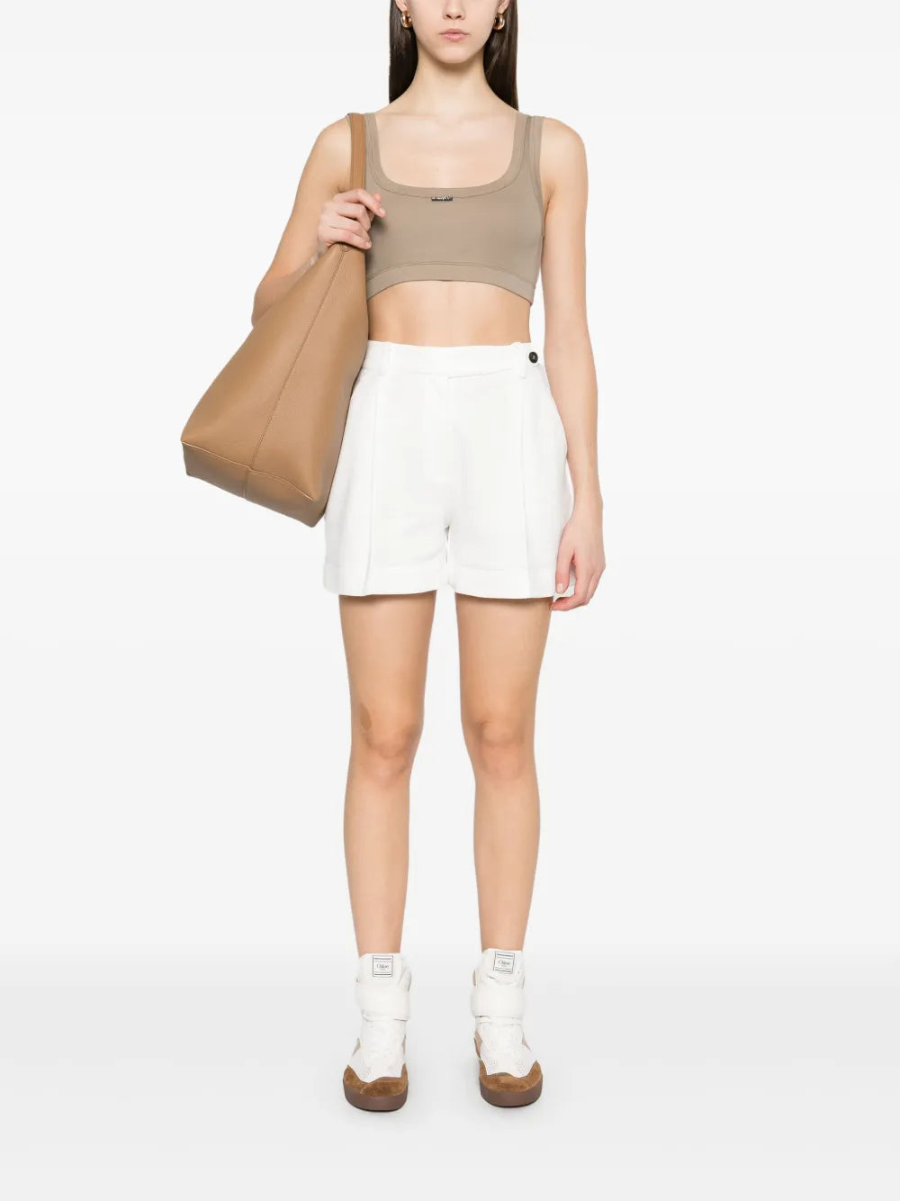 Pleated Shorts