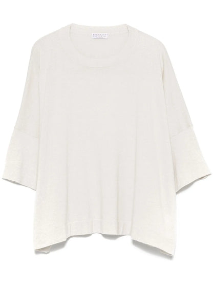 Fine-Knit T-Shirt