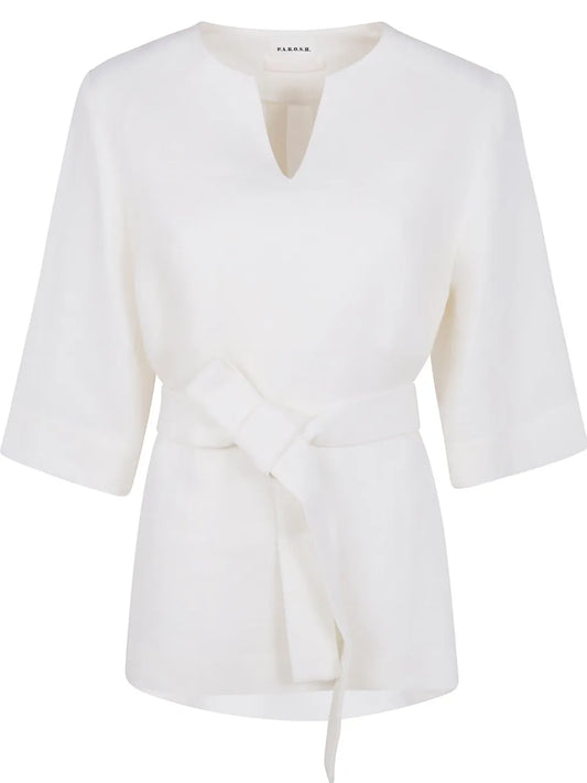 Belted Blouse