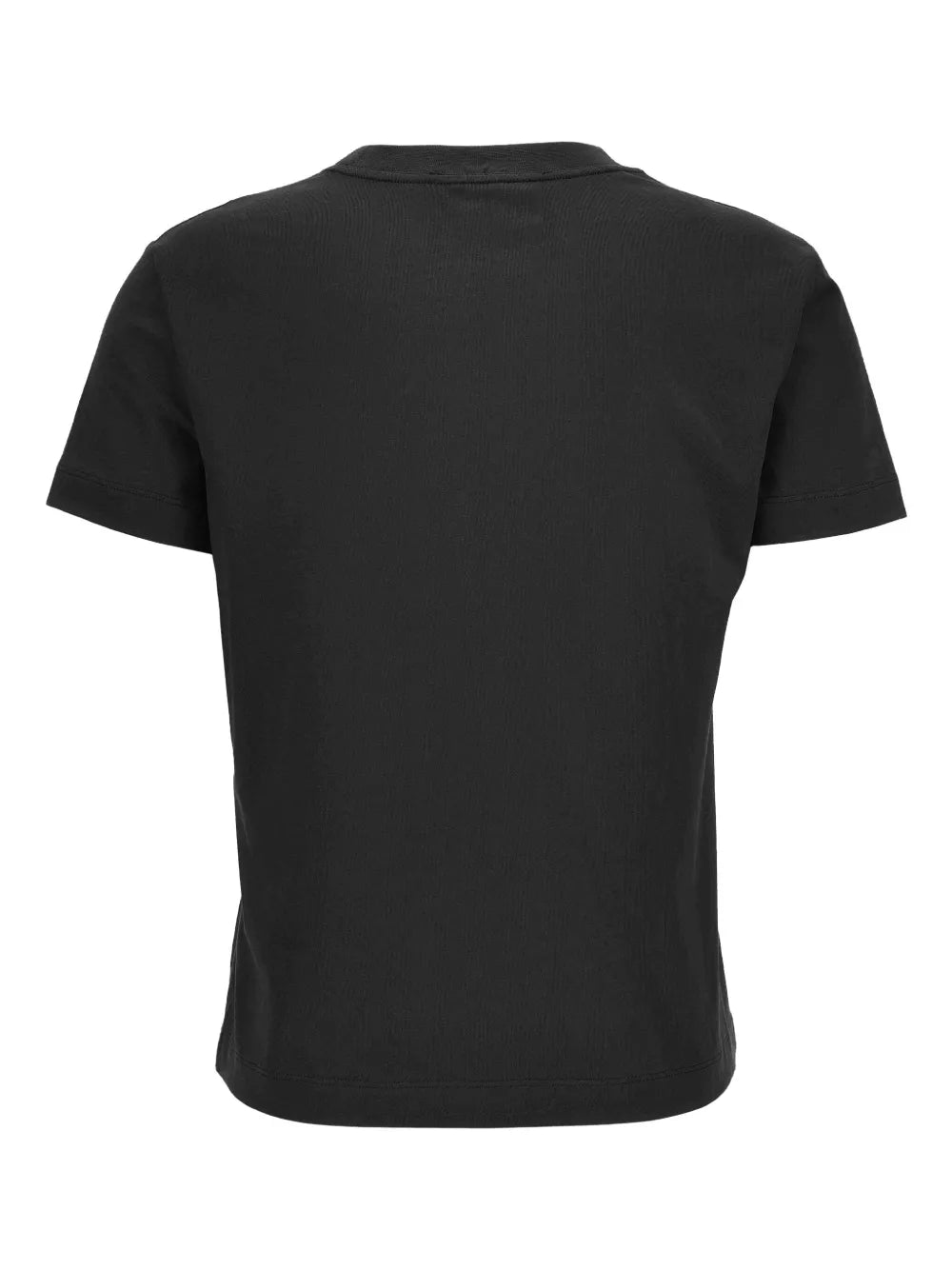 Rhinestone-Logo Cotton T-Shirt