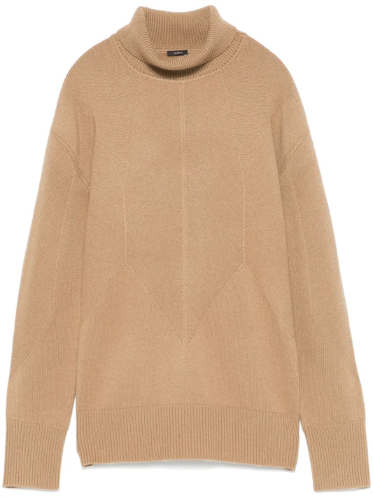 High-Neck Merino Wool Sweater