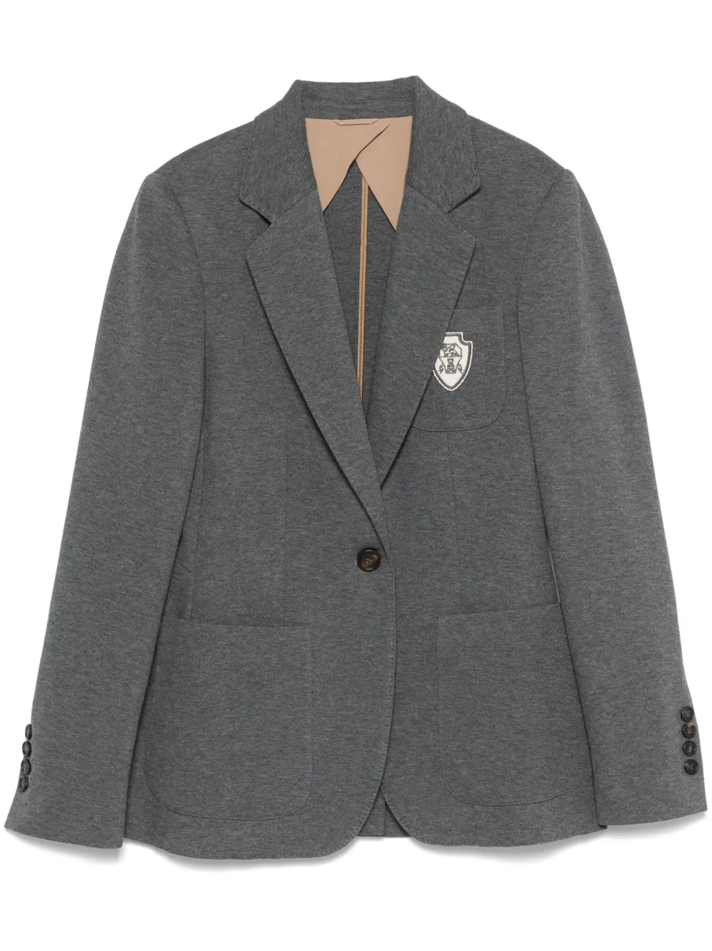 Badge-Detail Blazer