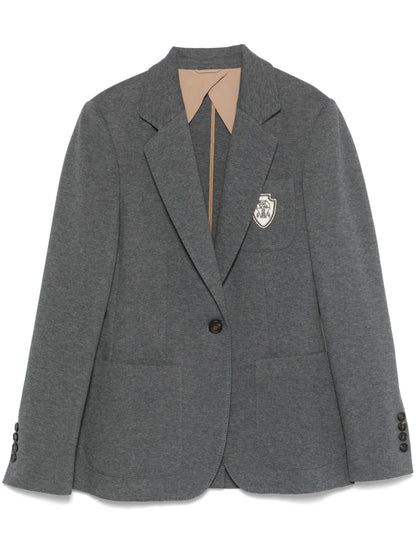 Badge-Detail Blazer