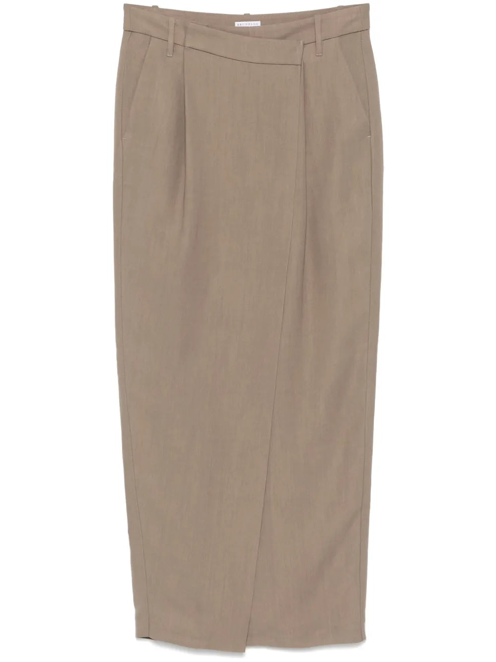 Asymmetric Midi Skirt