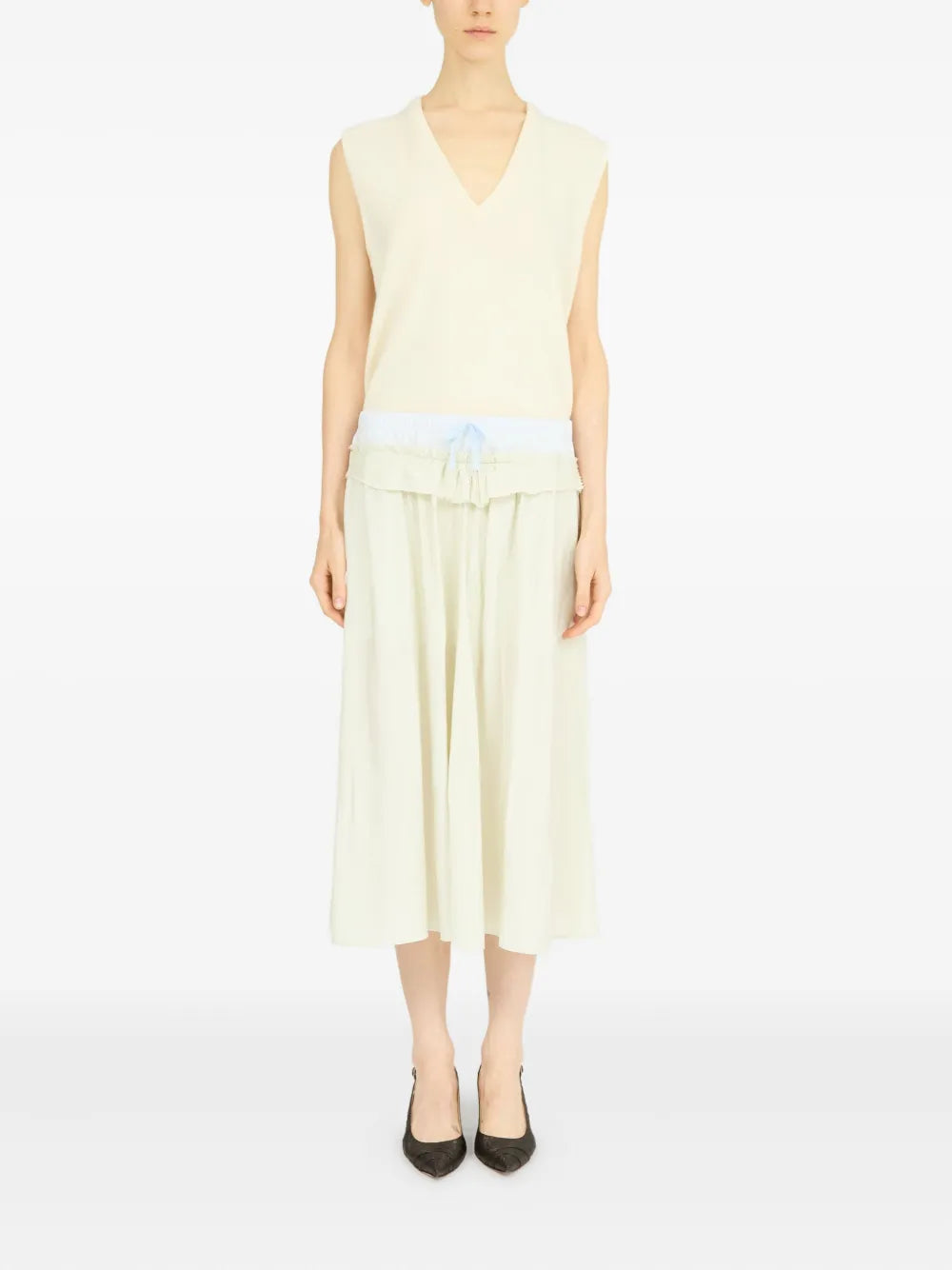 Poplin Midi Skirt