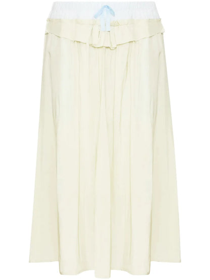 Poplin Midi Skirt