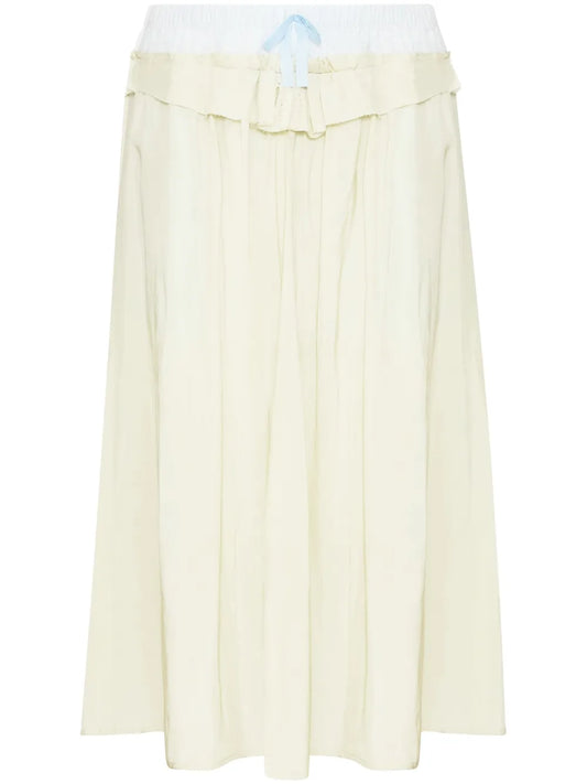 Poplin Midi Skirt