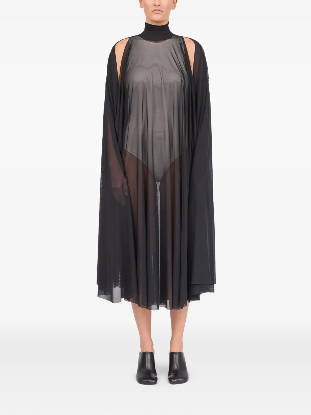 Semi Sheer Maxi Dress
