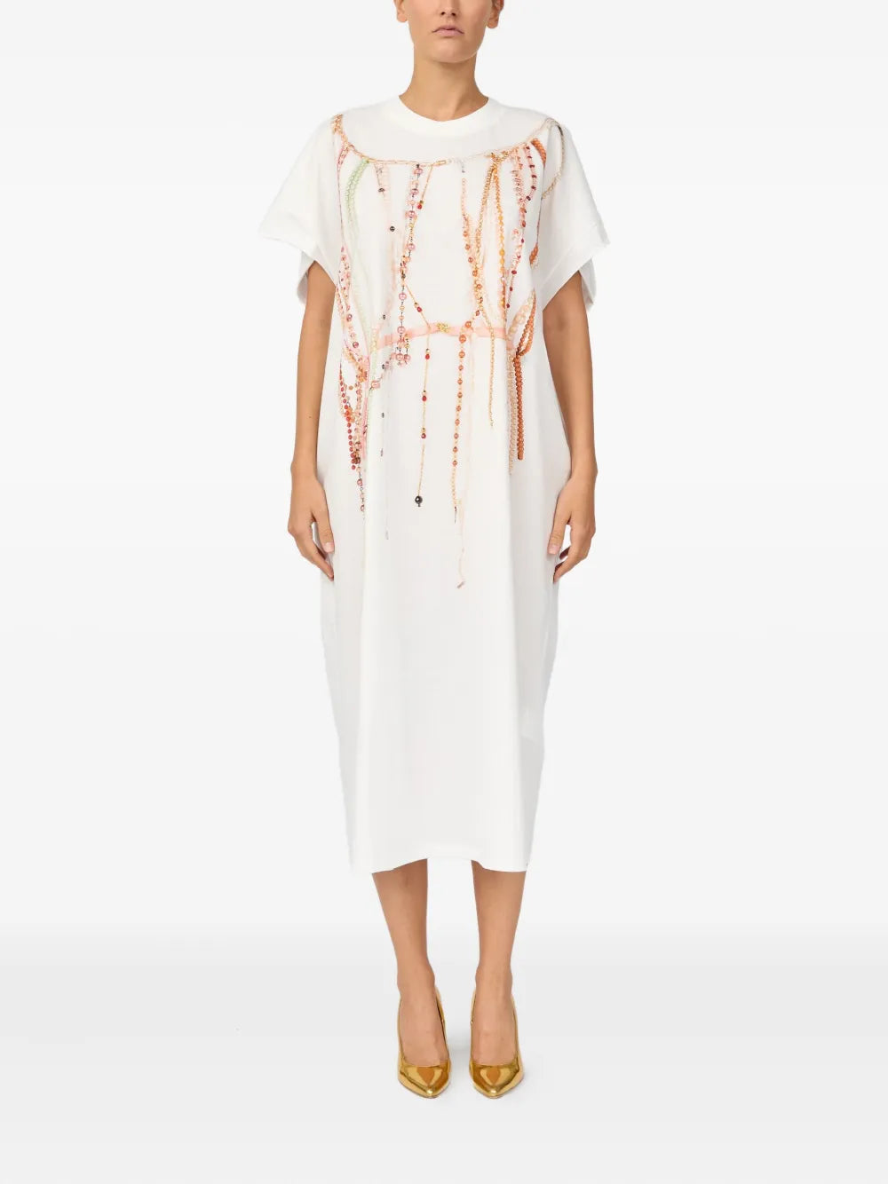 Bead Detailing Maxi Dress