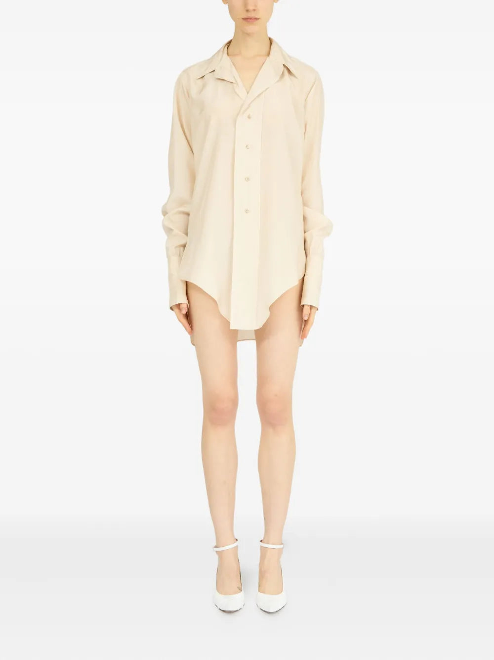 Dropped Hem Shirt