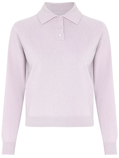Wool Polo Top