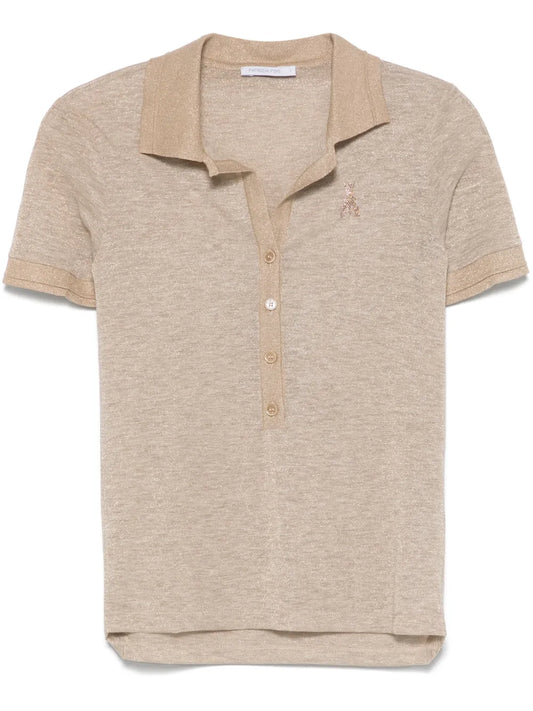 Lurex Polo Top