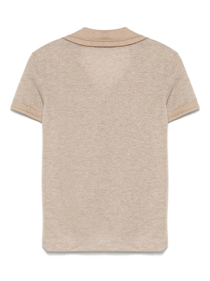 Lurex Polo Top
