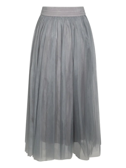 Tulle Midi Skirt