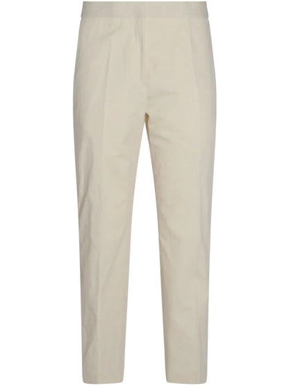 Tapered Cotton Trousers