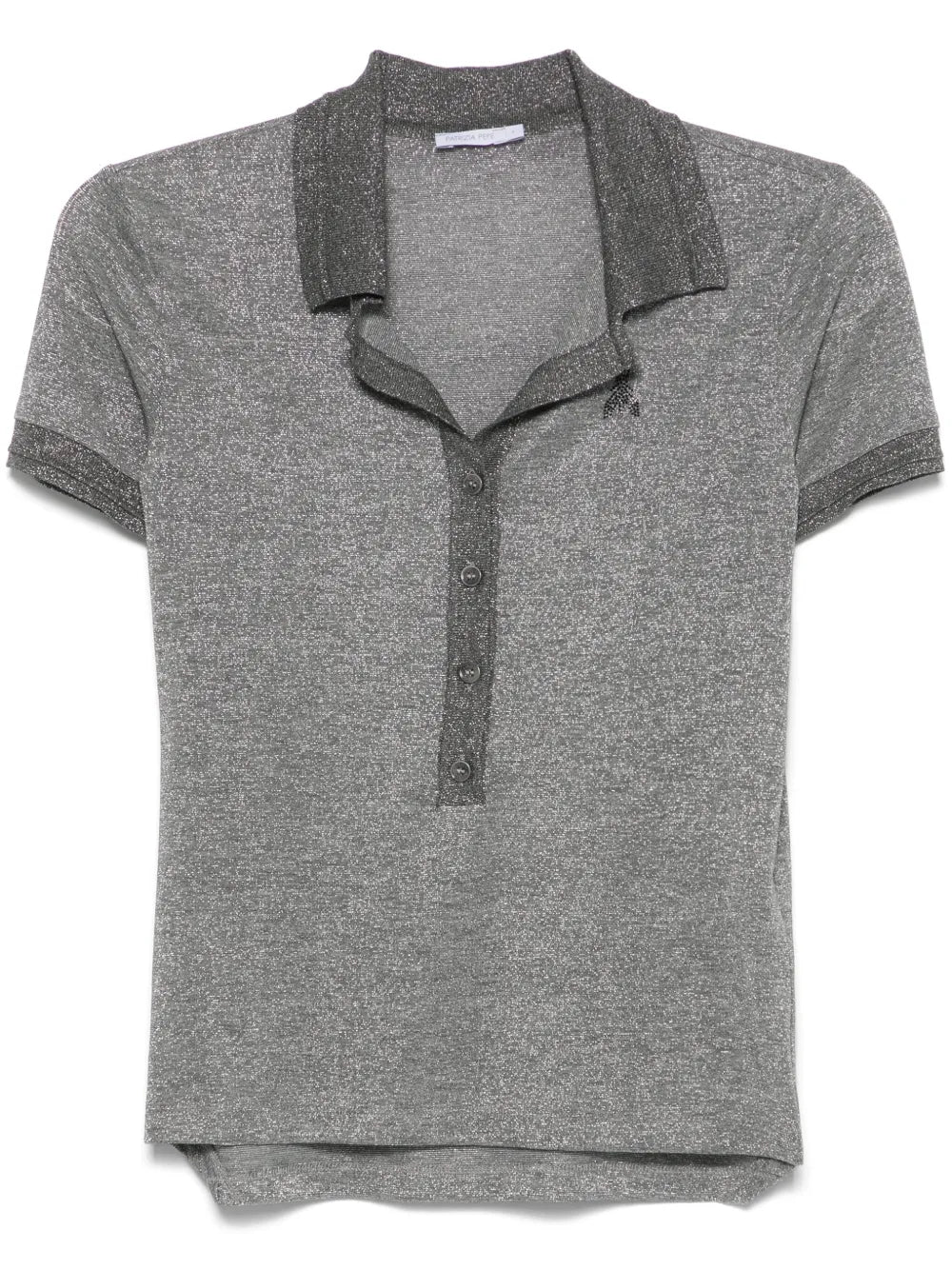 Lurex Polo Top