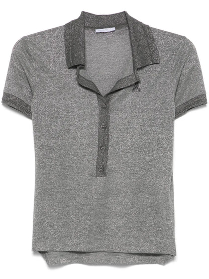 Lurex Polo Top