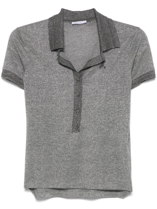 Lurex Polo Top