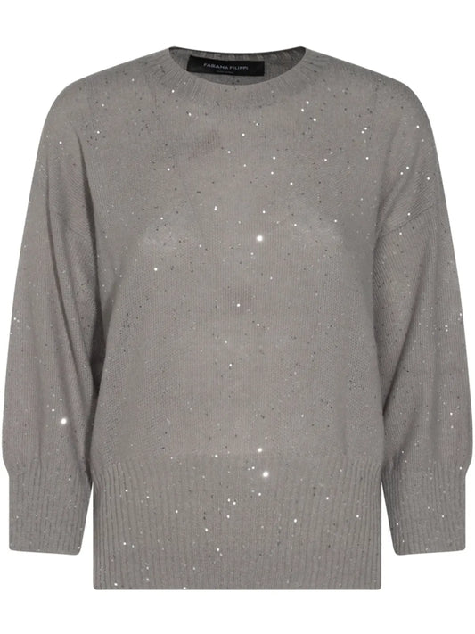 Sequin-Embellished Jumper