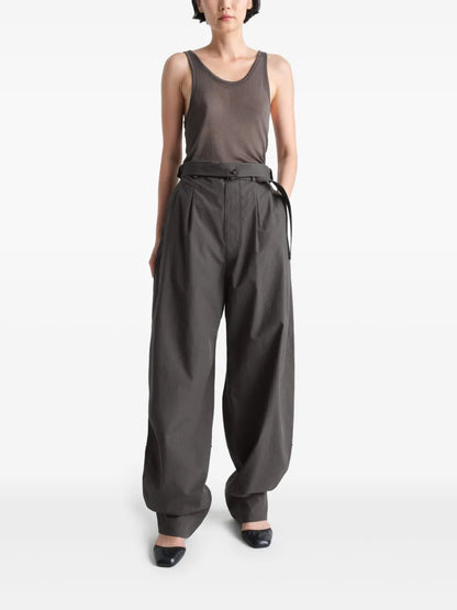 Folded Waistband Trousers