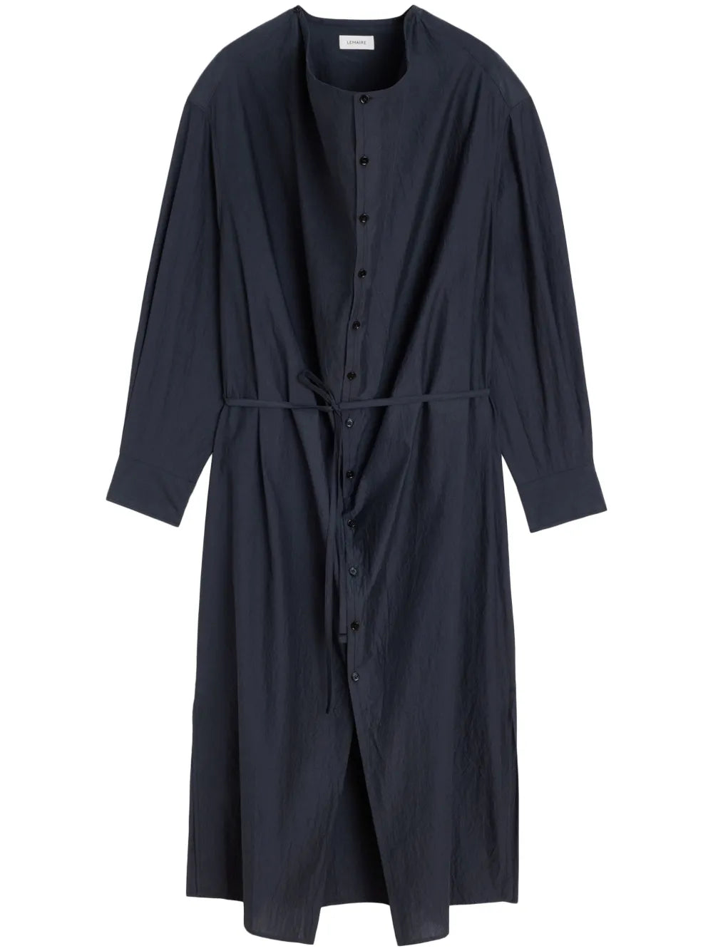 Soft-Collar Maxi Dress