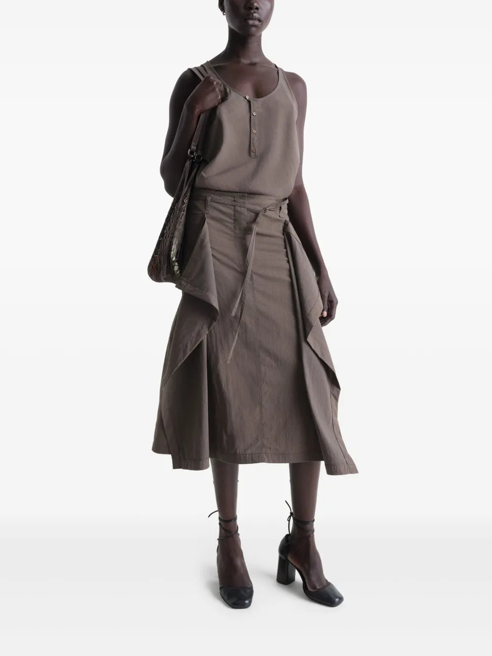 Convertible Midi Skirt