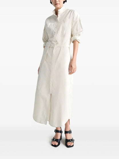 Belted Maxi Short Dress