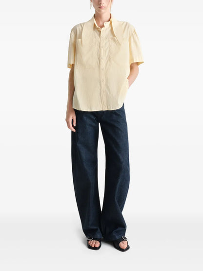 Short Sleeve With Foulard Shirt