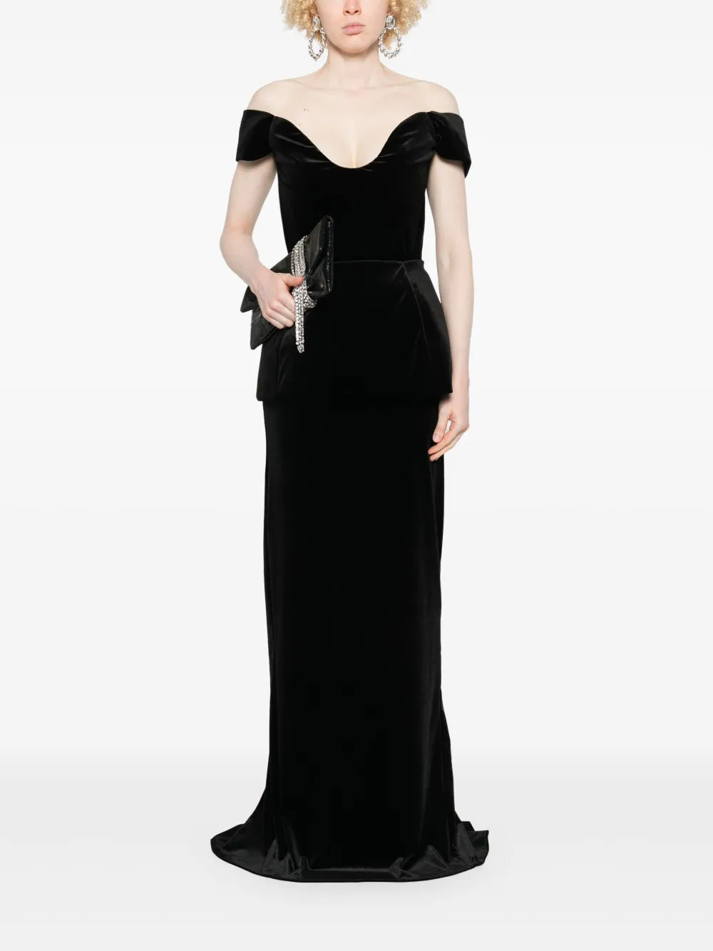 Velvet Maxi Skirt Set