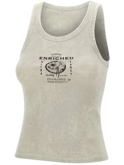Logo-Print Tank Top