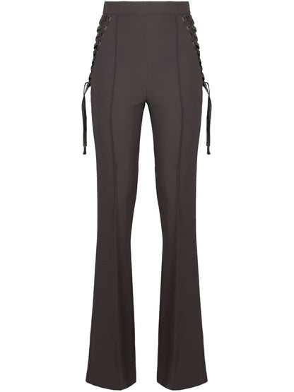 Crêpe Flared Trousers