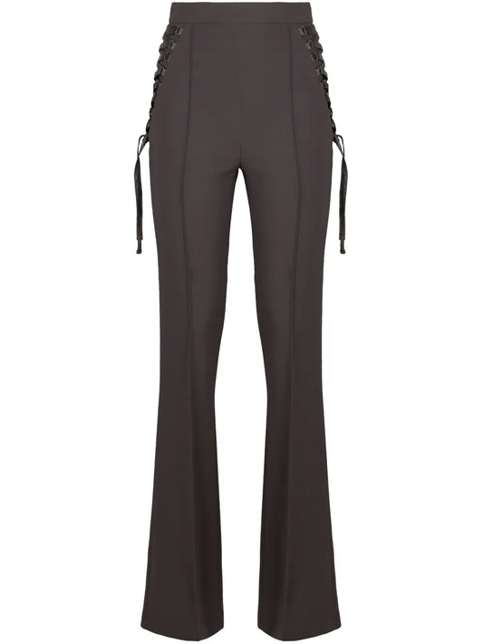 Crêpe Flared Trousers