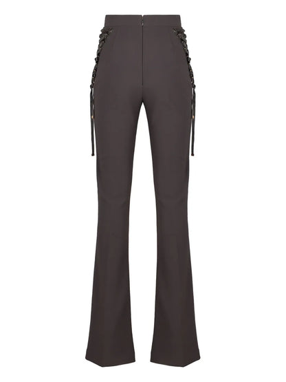 Crêpe Flared Trousers