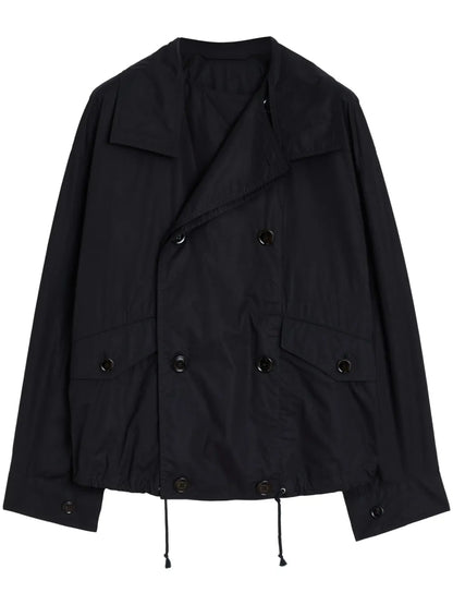 Cotton Double-Breasted Jacket