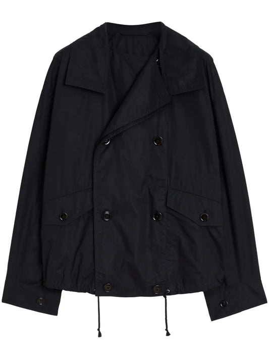 Cotton Double-Breasted Jacket