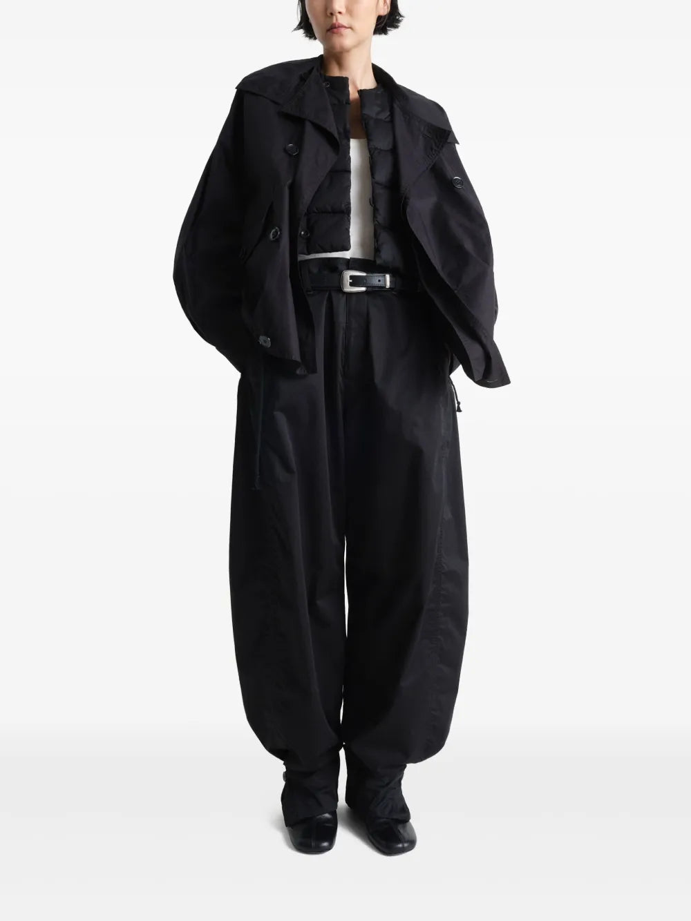 Cotton Double-Breasted Jacket