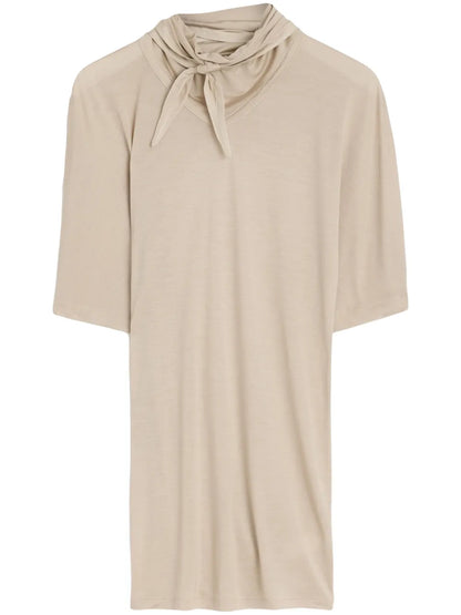 Short Sleeve With Foulard T-Shirt
