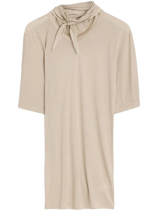 Short Sleeve With Foulard T-Shirt