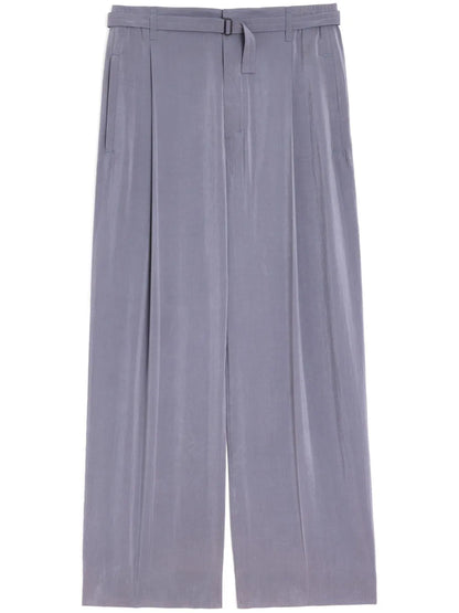 Silk Belted Pants