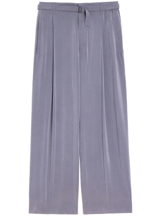 Silk Belted Pants