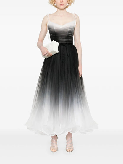 Gradient-Effect Maxi Dress