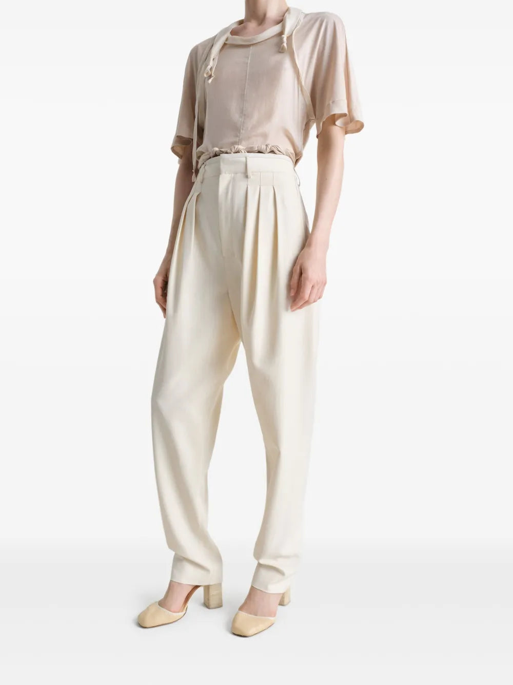 Pleated Tailored Pants