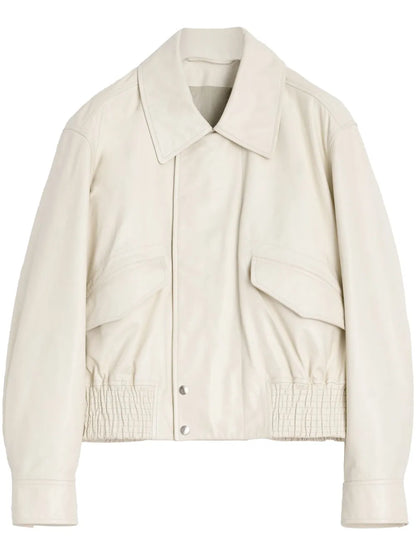 Leather Bomber Jacket